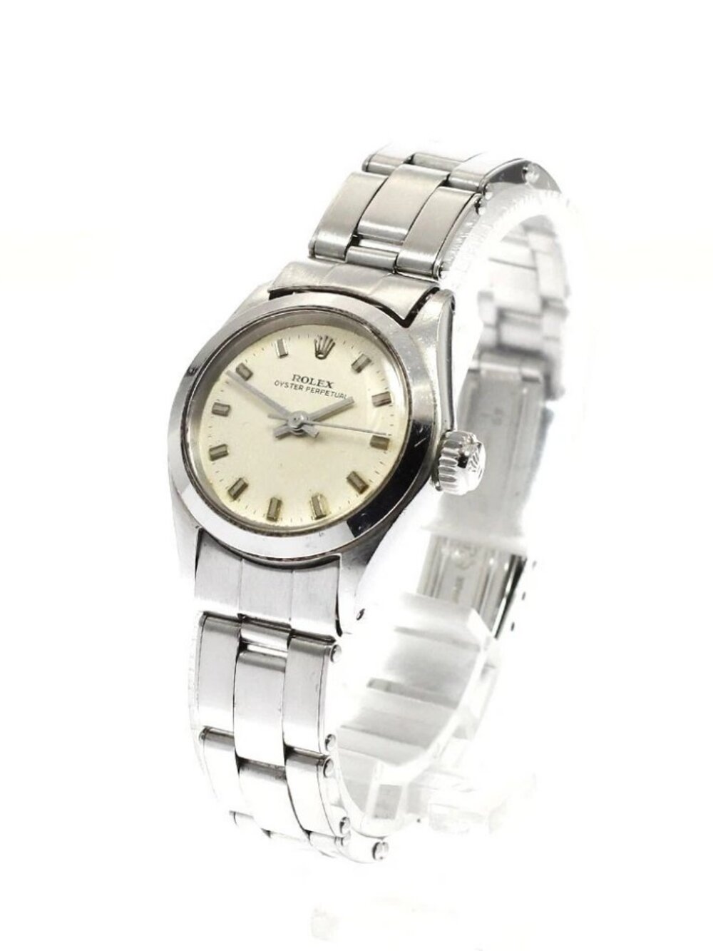 ROLEX Oyster perpetual Silver Dial Automatic Ladies Watch_937973